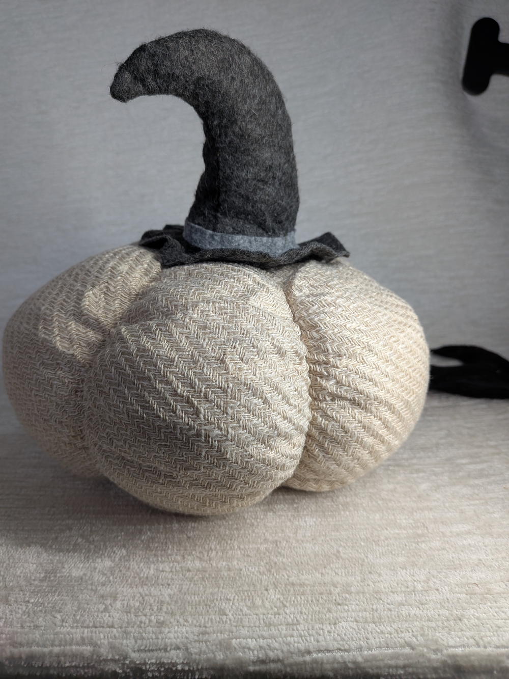 Halloween Pumpkin and Ghost Plushes- Shelf Sitters Fireplace mantel Decor - Picture 13 of 16